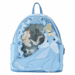 LOUNGEFLY Cinderella Lenticular Princess Series Mini Backpack