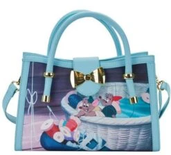 LOUNGEFLY Cinderella Princess Scenes Crossbody Bag