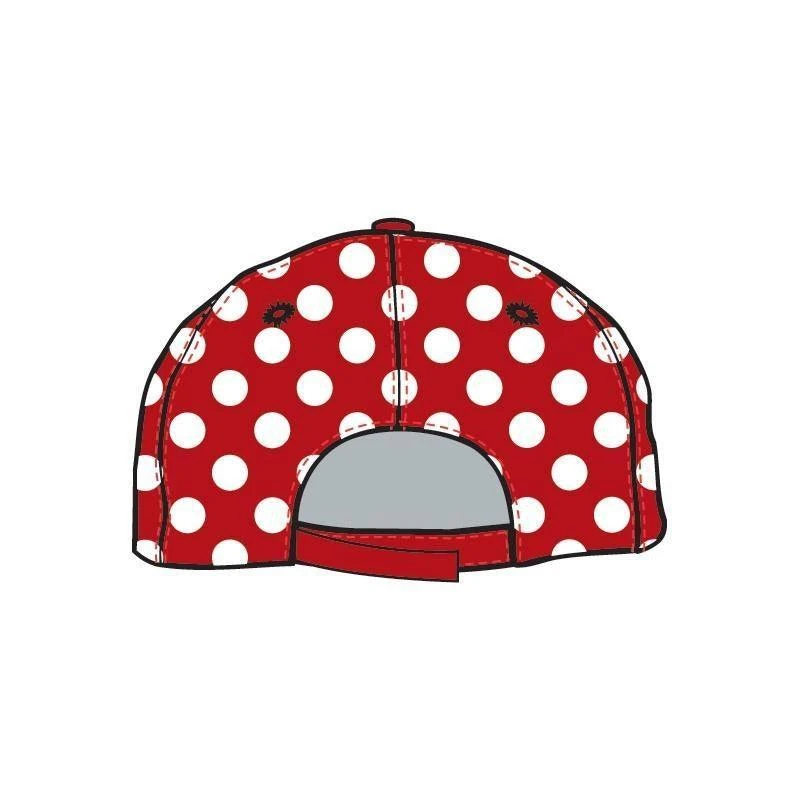 Disney Adult Baseball Hat Minnie Dots, Red White 2 Disney Adult Baseball Hat Minnie Dots, Red White - Image 2