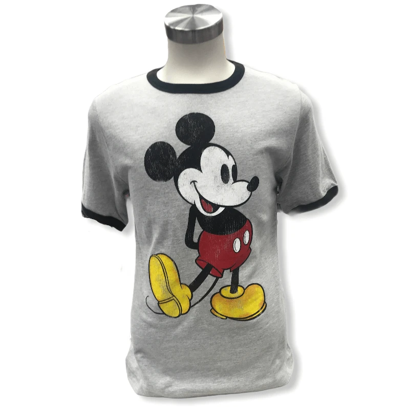Disney Adult Nostalgia Mickey Mouse Ringer Tee 1 Disney Adult Nostalgia Mickey Mouse Ringer Tee