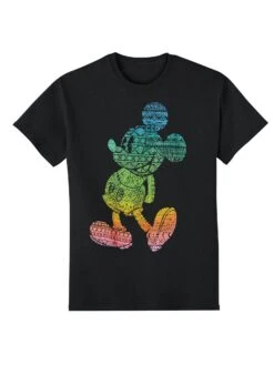 Disney Adult Rainbow Mickey Mouse Tee