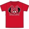 Disney Adults Minnie Mouse Mom Fan Red