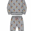 Disney Baby Boy's Mickey Mouse Grey And Red Jogger Set