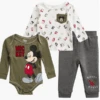 Disney Baby Boys’ Mickey Mouse Pants Set – 3 Piece