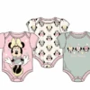 Disney Baby Girl Minnie Mouse Bodysuits (Pack Of 3)