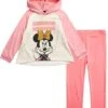 Disney Baby Girls Minnie Mouse Fleece Hoodie And Legging
