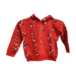 Disney Baby Mickey Mouse Hooded Sweatshirt Red