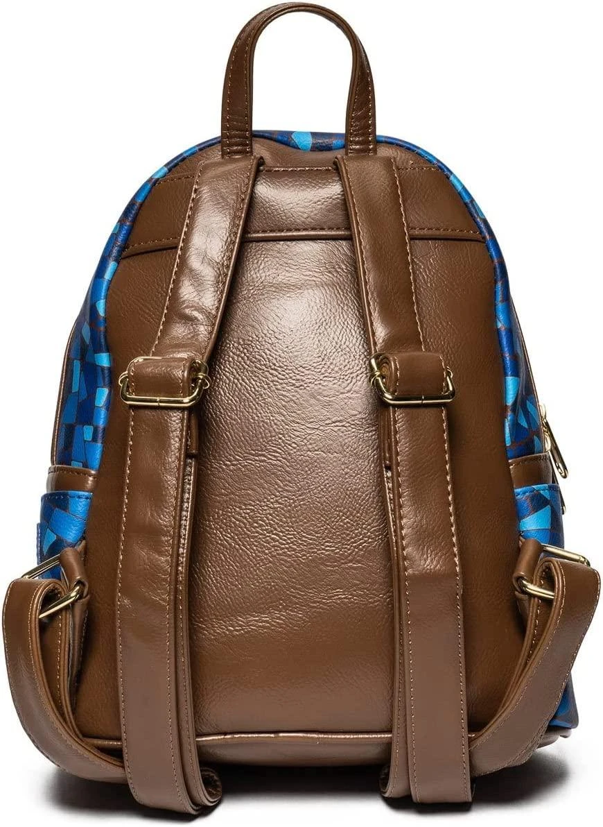 LOUNGEFLY Disney Beauty And The Beast Stained Glass Window Mini-Backpack 3 LOUNGEFLY Disney Beauty And The Beast Stained Glass Window Mini-Backpack - Image 3