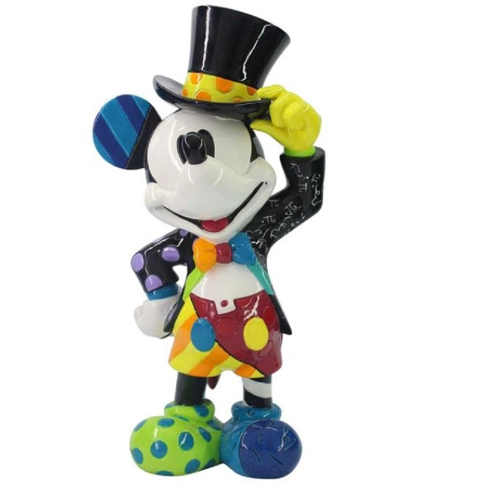 Enesco Disney Britto Top Hat Mickey Figurine 1 Enesco Disney Britto Top Hat Mickey Figurine