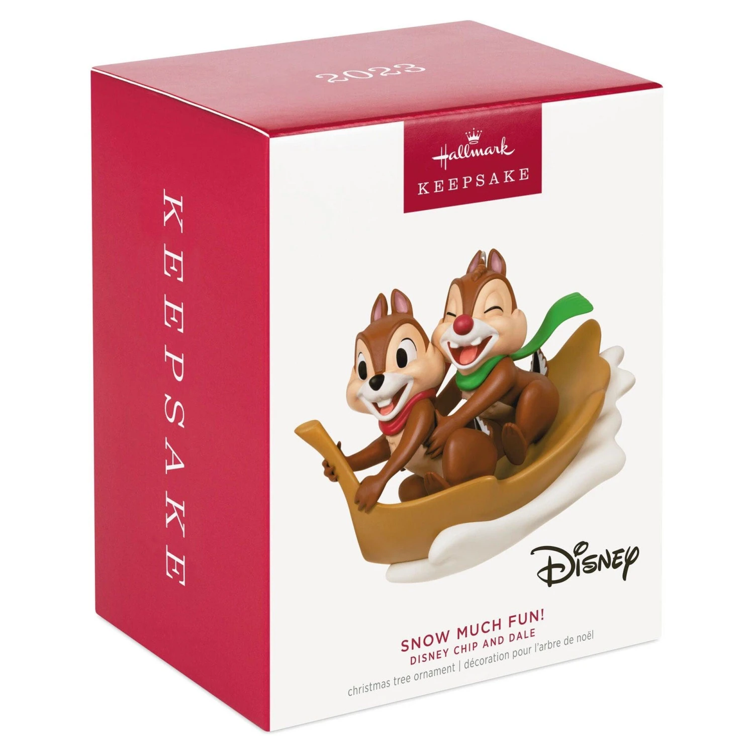 Hallmark Disney Chip And Dale Snow Much Fun! Ornament 1 Hallmark Disney Chip And Dale Snow Much Fun! Ornament