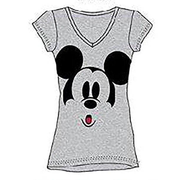 Disney Classic Mickey 'SURPRISE' Pajama Shirt Gray 1 Disney Classic Mickey 'SURPRISE' Pajama Shirt Gray