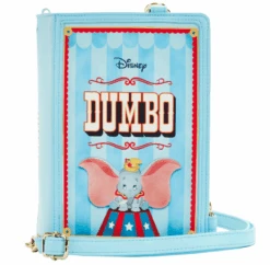 LOUNGEFLY Disney Dumbo Book Series Convertible Crossbody