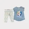 Disney Girl's 2-Pack Frozen Tee Shirt And Capri Leggings Set