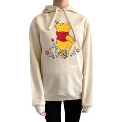 Disney Ladies Pooh Floral Embroidery Sweatshirt