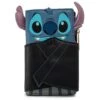LOUNGEFLY Disney Lilo And Stitch Vampire Stitch Bow Tie Flap Wallet
