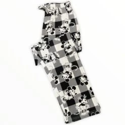 Disney Men's Checkered Mickey Mouse Pajama Pants