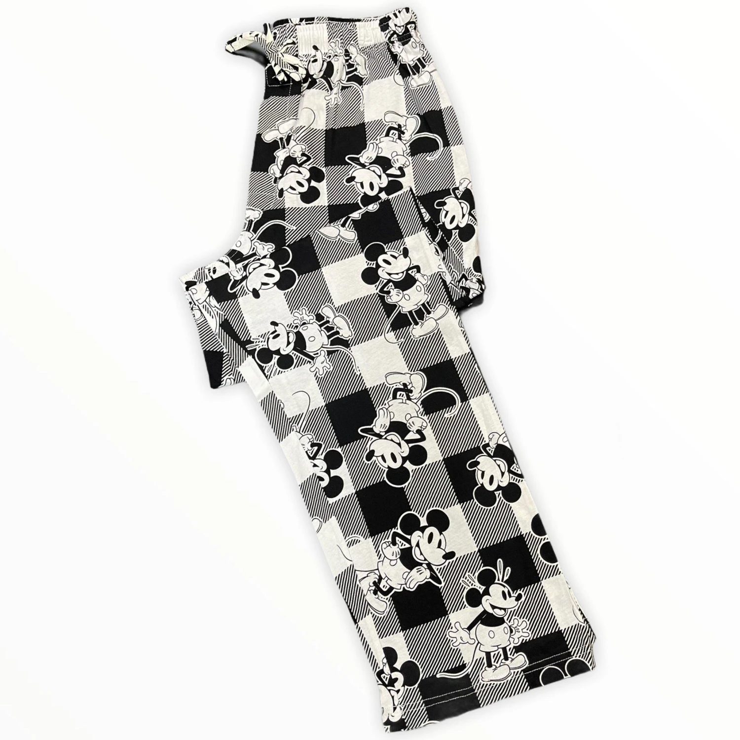 Disney Men's Checkered Mickey Mouse Pajama Pants 1 Disney Men's Checkered Mickey Mouse Pajama Pants