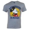 Disney Men's Classic Mickey Pajama T-Shirt Grey