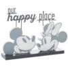 Hallmark Disney Mickey And Minnie Our Happy Place Quote Sign