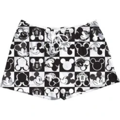 Disney Mickey Checker Print Shorts