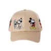 Disney Mickey Mouse Adult History Baseball Cap Khaki