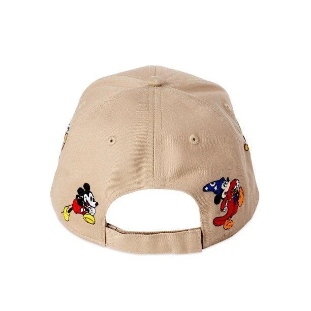 Disney Mickey Mouse Adult History Baseball Cap Khaki 2 Disney Mickey Mouse Adult History Baseball Cap Khaki - Image 2