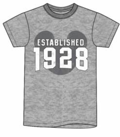 Disney Mickey Mouse EST.1928 Vintage Adult T-shirt