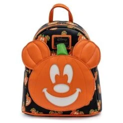 LOUNGEFLY Disney Mickey Mouse Jack-O-Lantern Mini-Backpack