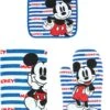 Disney Mickey Mouse Stripes 3pc Kitchen Towel Set