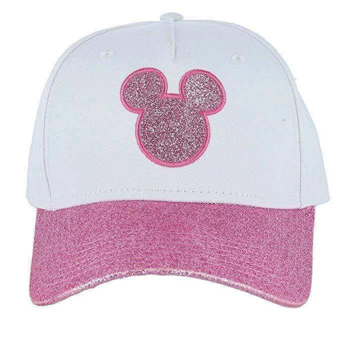 Disney Mickey Shimmery Adult Pink Hat 1 Disney Mickey Shimmery Adult Pink Hat