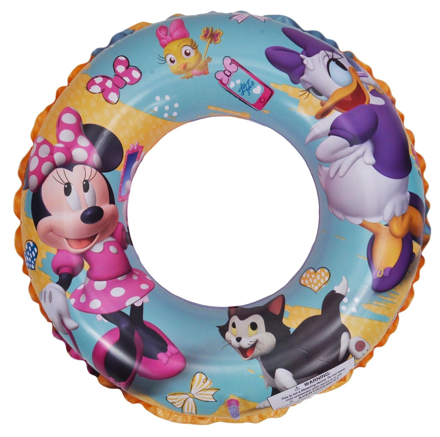 Disney Minnie Mouse Daisy Inflatable Swim Ring 17.5" 1 Disney Minnie Mouse Daisy Inflatable Swim Ring 17.5"