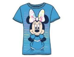 Disney Minnie Mouse Girls Youth Shirt With Tie Dye Bow