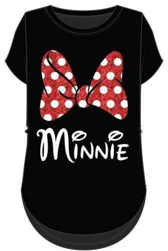 Disney Minnie Mouse Red Sparkle Bow T-Shirt 1 Disney Minnie Mouse Red Sparkle Bow T-Shirt