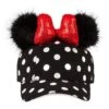 Disney Minnie Polkadot Adult Cap Ears & Bow