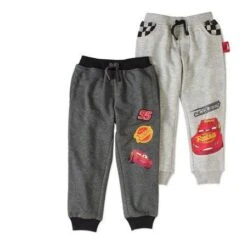 Disney Pixar Cars Lightning McQueen Toddler Boys Fleece 2 Pack Jogger Pants