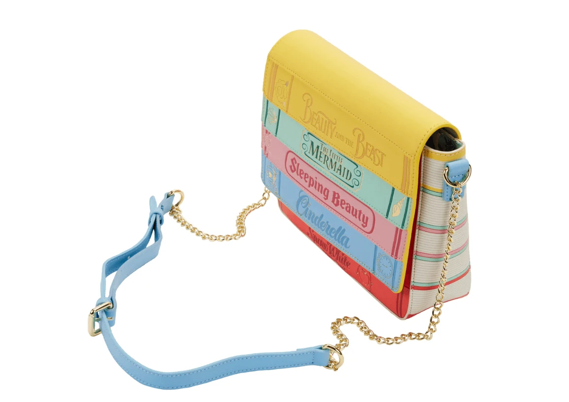 LOUNGEFLY Disney Princess Books Classics Crossbody Bag 3 LOUNGEFLY Disney Princess Books Classics Crossbody Bag - Image 3