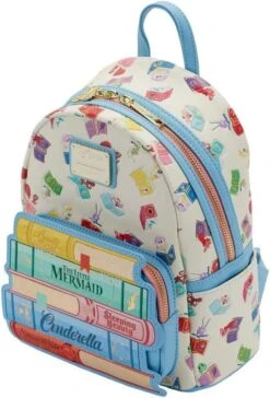 LOUNGEFLY Disney Princess Books Classics Mini Backpack -Toys Gift Store disney princess books classics mini backpack 4 33074499453112