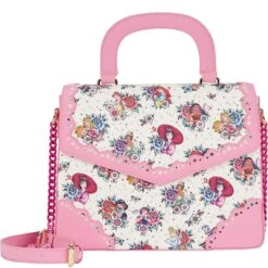 LOUNGEFLY Disney Princess Floral Tattoo Crossbody Bag -Toys Gift Store disney princess floral tattoo crossbody bag 6 33074432868536