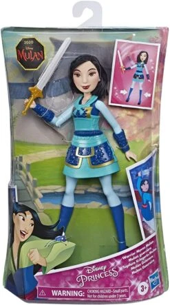 Disney Princess Warrior Mulan Doll With Sword-Swinging Action