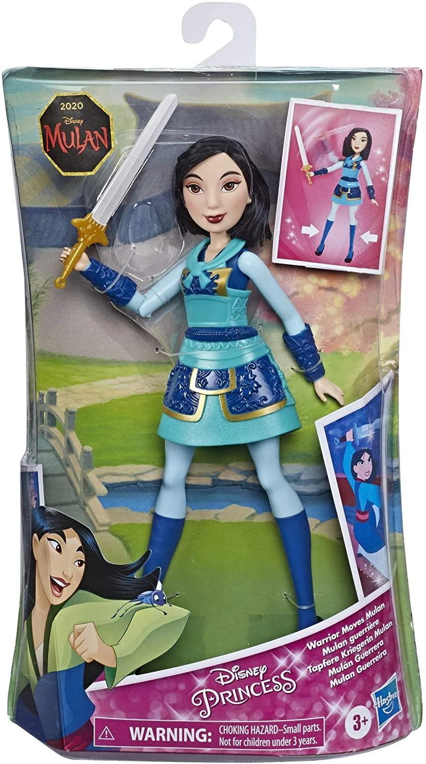 Disney Princess Warrior Mulan Doll With Sword-Swinging Action 1 Disney Princess Warrior Mulan Doll With Sword-Swinging Action