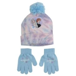 Disney's Frozen Girl's Magical Hat And Glove Set, Ages 6-13”