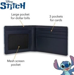 Disney's Stitch Bifold Wallet In A Decorative Tin Case -Toys Gift Store disney s stitch bifold wallet in a decorative tin case 4 33074350850232