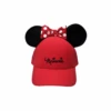 Disney Sassy Bow Adult Ladies Ear Red Baseball Hat
