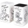 Disney Sketched Black And White Salt And Pepper Shaker Set