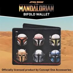 Disney Star Wars Mandalorian Slim Bifold Travel Wallet -Toys Gift Store disney star wars mandalorian slim bifold travel wallet 3 33074352259256