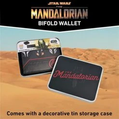 Disney Star Wars Mandalorian Slim Bifold Travel Wallet -Toys Gift Store disney star wars mandalorian slim bifold travel wallet 5 33074353045688