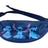 Disney Stitch Sitting Trio Navy Canvas Waist Belly Bag