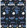 Disney Stitch Throw Blanket 45" X 60" Cool See You Later Nope