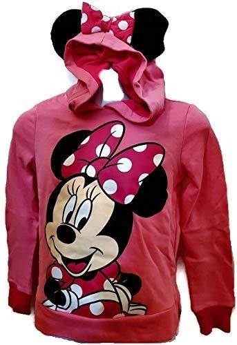 Disney Sweet Minnie Girls Ear Hoodie, Pink 2 Disney Sweet Minnie Girls Ear Hoodie, Pink - Image 2
