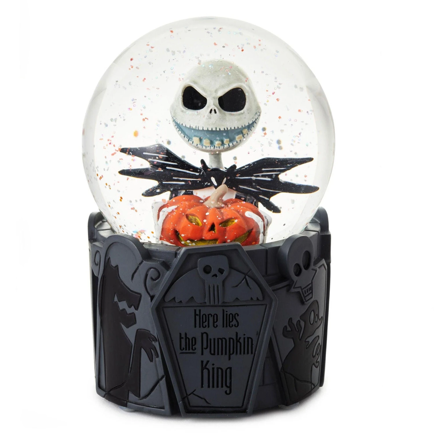 Hallmark Disney Tim Burton's The Nightmare Before Christmas Pumpkin King Snow Globe With Light And Sound 1 Hallmark Disney Tim Burton's The Nightmare Before Christmas Pumpkin King Snow Globe With Light And Sound